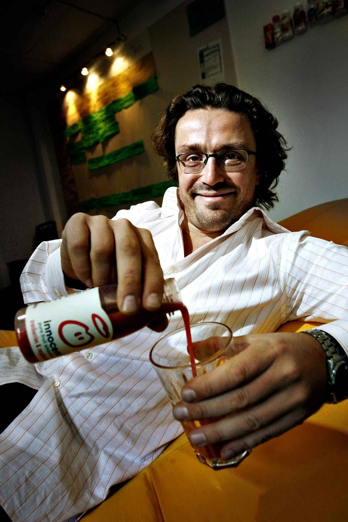 Adam Balon - grundlægger af Innoncent drinks.