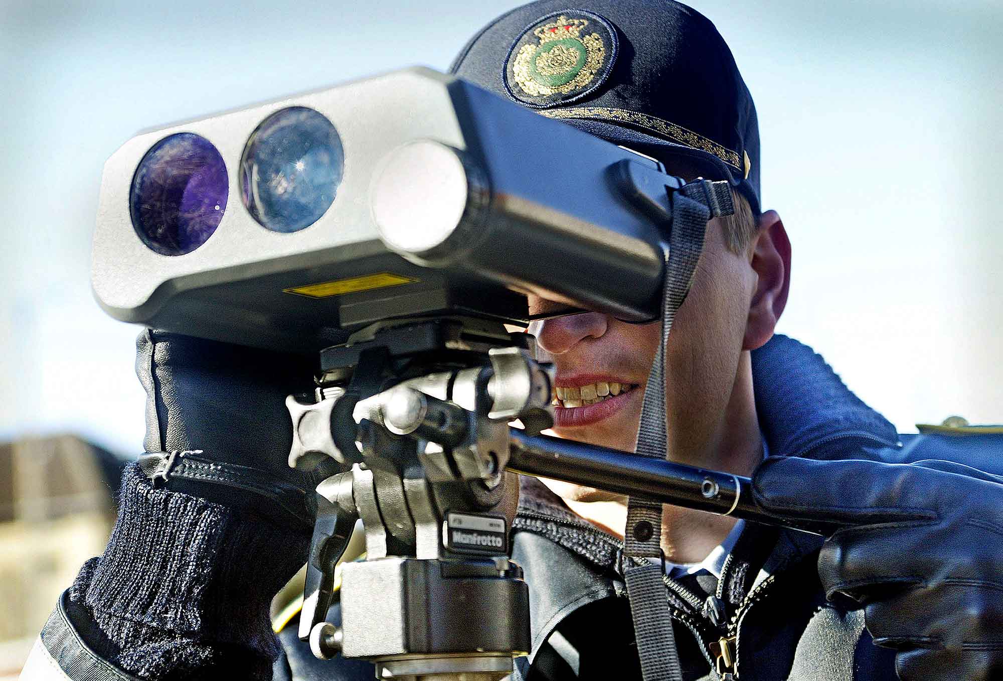 Fartkontrol - Politiet måler fart