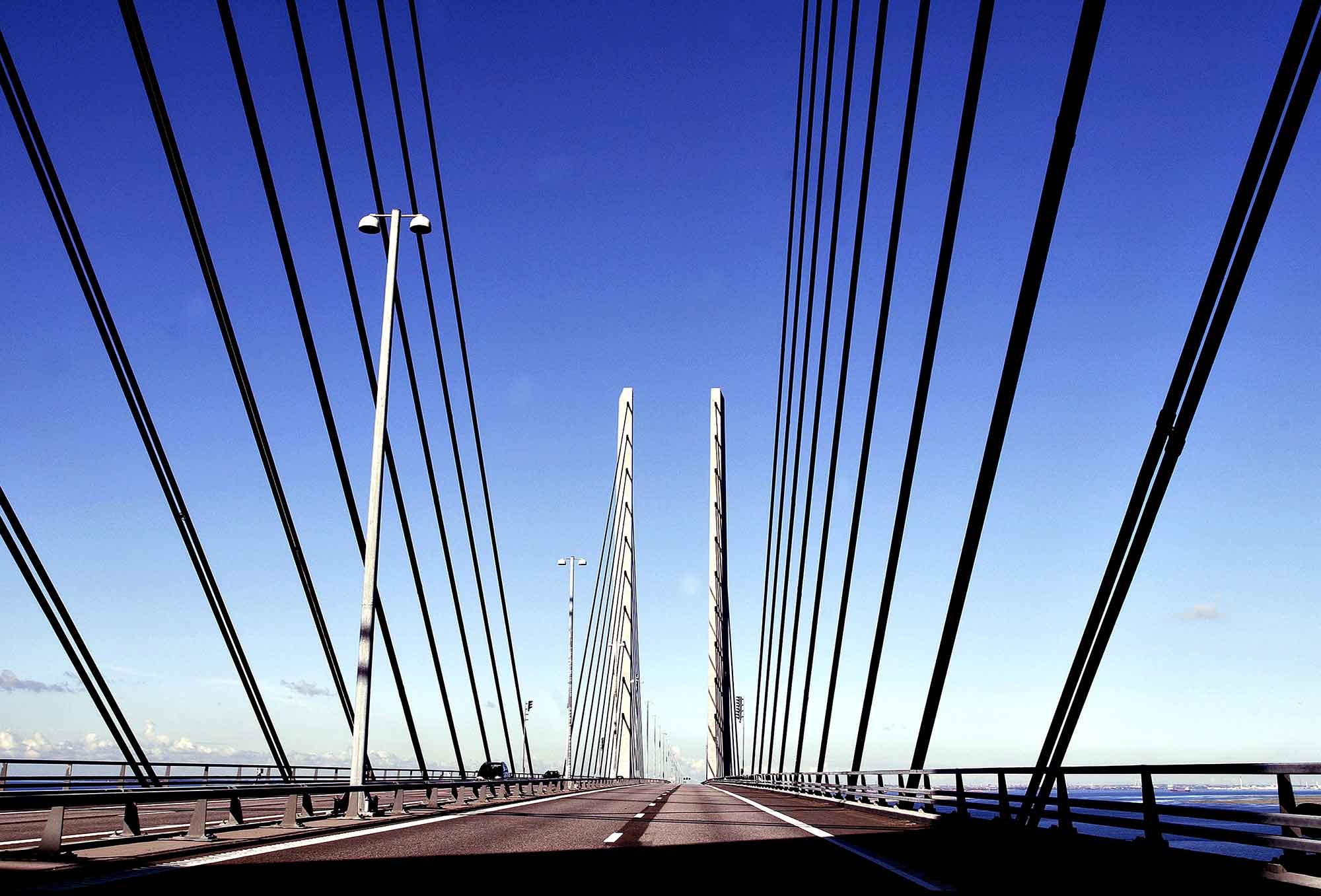 Øresundsbroen mod Danmark